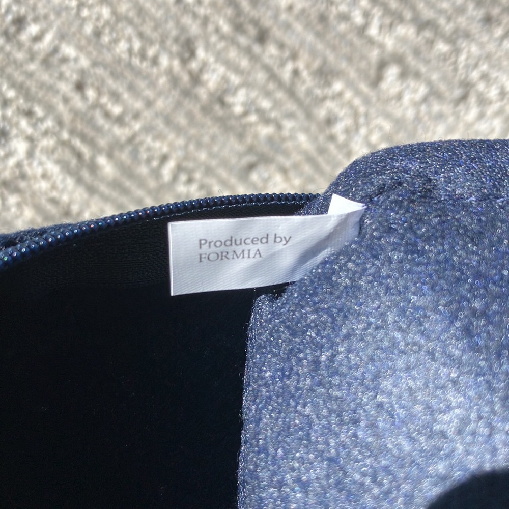Shinola x American Airlines blue felt zip travel case - Picture 5 of 11